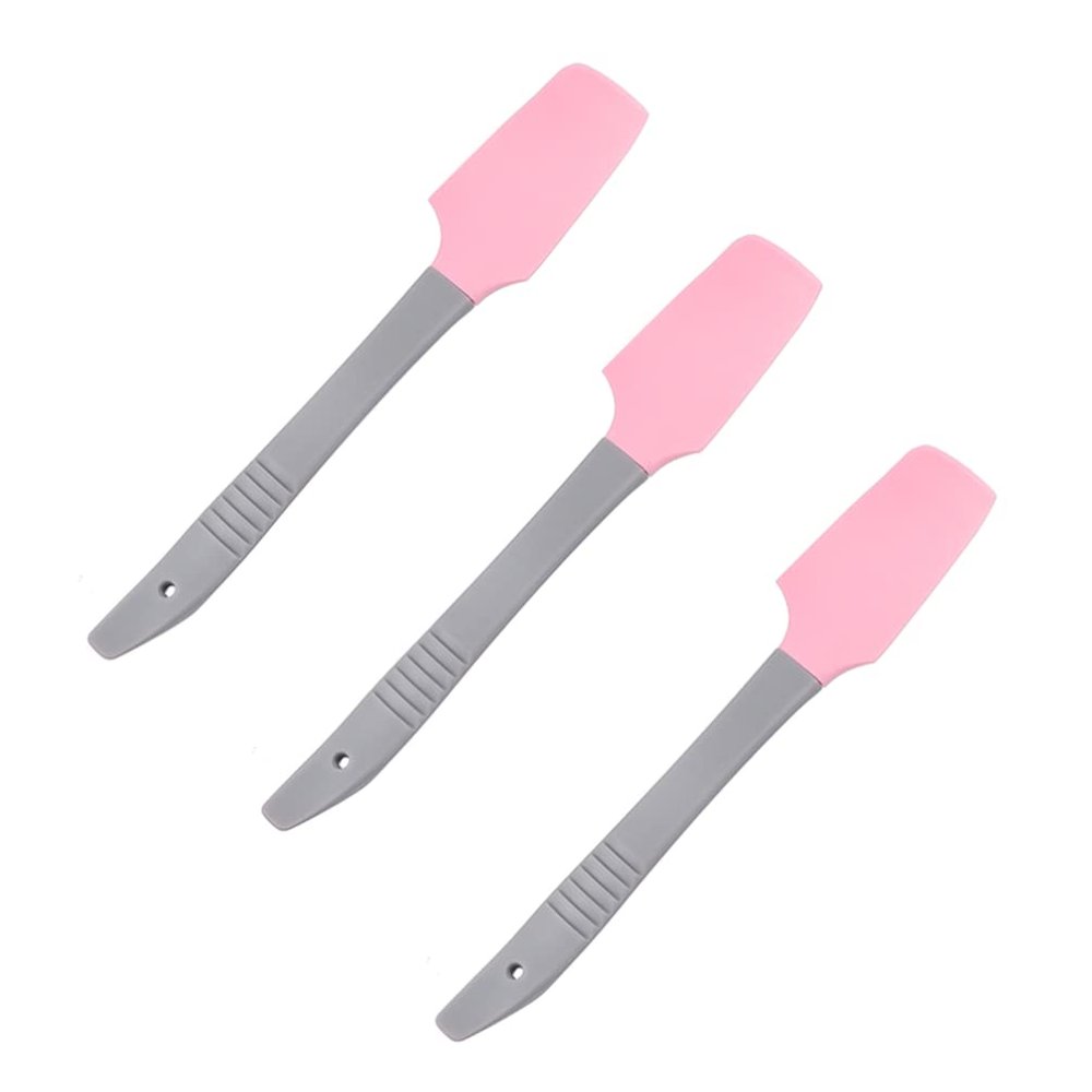 3pcs Silicone Wax Spatula Wax Applicator Spatula Waxing Applicator Wax Scraper Sticks Hair Removal Sticks Ilicone Stir Sticks Wax Sticks for Hair Removal Silica Gel Tool Make up
