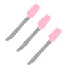 3pcs Silicone Wax Spatula Wax Applicator Spatula Waxing Applicator Wax Scraper Sticks Hair Removal Sticks Ilicone Stir Sticks Wax Sticks for Hair Removal Silica Gel Tool Make up view 1