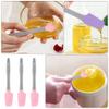3pcs Silicone Wax Spatula Wax Applicator Spatula Waxing Applicator Wax Scraper Sticks Hair Removal Sticks Ilicone Stir Sticks Wax Sticks for Hair Removal Silica Gel Tool Make up view 2
