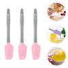 3pcs Silicone Wax Spatula Wax Applicator Spatula Waxing Applicator Wax Scraper Sticks Hair Removal Sticks Ilicone Stir Sticks Wax Sticks for Hair Removal Silica Gel Tool Make up view 3