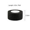 5 Rolls Self Adhesive Bandage, 2.5cm x 4.5m Non-wonven Athletic Elastic Cohesive Bandage for Sports Finger Wrist Feet Protection (Light Brown) view 2