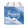 45 Phoenix Soft Quilted Luxury Toilet Rolls Bulk Buy Quilted White 3 Ply Toilet Paper - Pack of 45 Toilet Tissue (9 x 5 Packs) 150 Sheets per roll (6,750 Sheets) view 1