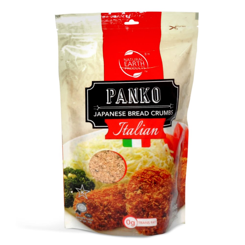 Natural Earth Products Panko Breadcrumbs, Japanese Bread Crumbs Italian, Breadcrumbs for Cooking, Kosher Certified, Pack of 2 x 255 Grams