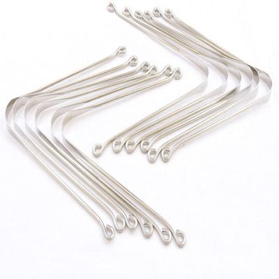 Ancient IMPEX Stainless Steel Tongue Cleaners Set of 12 | Durable Surgical Grade Tongue Scrapers for Oral Hygiene, Bad Breath & Plaque Removal