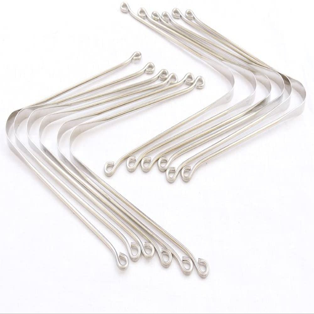 Ancient IMPEX Stainless Steel Tongue Cleaners Set of 12 | Durable Surgical Grade Tongue Scrapers for Oral Hygiene, Bad Breath & Plaque Removal