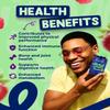 Vitawell Energy Vitamin Gummies - 60 Strawberry Flavour Gummies | High Strength Chewable Sustained Endurance Vitamins | Vitamins B6 + B12 + Niacin | Alternative to Energy Drinks, Gels & Pills view 2