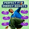 Vitawell Energy Vitamin Gummies - 60 Strawberry Flavour Gummies | High Strength Chewable Sustained Endurance Vitamins | Vitamins B6 + B12 + Niacin | Alternative to Energy Drinks, Gels & Pills view 3