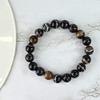 Aport Presents Natural Black Sulemani Hakik Bracelet Crystal Stone 10 Mm Round Bead Bracelet for Reiki and Crystal Stones (Color : Black) #Aport-4286 view 3