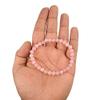 Aport Presents Natural Rose Quartz Bracelet 6 Mm Crystal Stone Bracelet Round Shape for Reiki and Crystal Stones #Aport-4428 view 4
