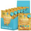 Wibble Jelly Crystals, Orange Natural Jelly Powders, 6 Pack, Low Sugar, Plant-Based, Low Calorie Snack, Healthy Dessert, Serves 4, Vegetarian Jelly Crystals, Vegetarian Jello Powder, Jello, view 1