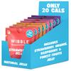 Wibble Natural Crystals, 8 pack, Variety Pack, Quick Set, Low Sugar, Plant-Based, Low Calorie, Jello, Jelly Powders, Serves 4, Vegan Jelly Powder, Vegetarian Jello, Sweets, Vegan Sweets 57g view 1