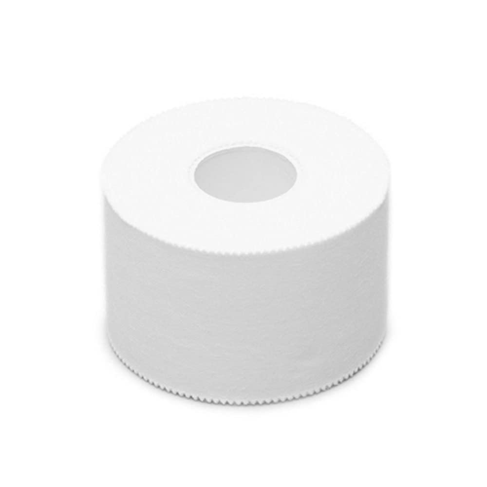 2Pcs White Athletic Tape, Cotton Jagged edge Self-Adhesive Sports Tape for Shoulder, Knee, Finger, Ankle