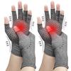 3 Pairs Arthritis Gloves, Pressure Gloves Breathable, Relieve Joint Pain, rheumatoid, arthritis, swelling and tendonitis pain relief, Provide Support and Warmth (With Silicone Dots) (MEDIUM) view 2