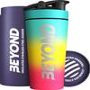 Beyond Shakers Insulated Metal Protein Shaker, Stainless Steel Supplement Bottle - BPA Free for Gym 735ml in Beach view 1