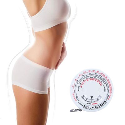 MAGICLULU Body Fat Measuring Tape Bmi Body Tape Retractable Design for Easy Use for Fitness Tracking and Tailoring Projects