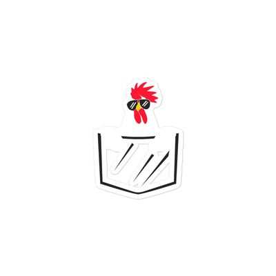 Teegarb Humorous Adorable Comical Chicken Pocket Ranch Enthusiast Novelty Farmstead
