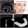 1 Pairs Instant Veneers Dentures Fake Teeth Braces Whitening Cosmetic Tooth Covering Snap on Smile Teeth Top and Bottom Clip in Veneers Teeth Temporary Upper and Lower False Teeth view 2