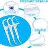 Dental Floss Picks Holy Rose White Dispenser Hygiene and Tidy Pop-up Floss Box 1 Boxs Have 88 Count Tasteless Flossers (1 PC) view 2