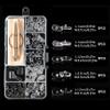 30 Pairs Eyeglass Repair Kit,Soft Silicone Glasses Nose Pads Screw-in Glasses Nose Pads with Screws Screwdriver Tweezers Cleaning Cloth view 2