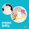 DECOCINO Fondant White - 250 g - ideal for decorating cakes, cupcakes - palm oil free & vegan view 2