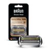 Braun Electric Shaver Head Replacement Part 94M Silver, Compatible with Series 9 Pro and Series 9 Electric Razors for Men view 1