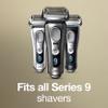 Braun Electric Shaver Head Replacement Part 94M Silver, Compatible with Series 9 Pro and Series 9 Electric Razors for Men view 2