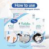 Natulim Laundry Detergent Strips  40 Loads  Eco-Friendly & Biodegradable Laundry Sheets  Hypoallergenic, Zero Waste, Plastic-Free  Floral Scent Natural Detergent Sheets for Sensitive Skin view 3