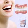 XZLZMD Silica Prosthesis Teeth Top Bottom Dentures Lnstant repair of Cracked or Missing Dental Cosmetic Natural Color Lnstant Veneers Reusable,9 pairs view 2