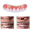 XZLZMD Silica Prosthesis Teeth Top Bottom Dentures Lnstant repair of Cracked or Missing Dental Cosmetic Natural Color Lnstant Veneers Reusable,9 pairs view 3