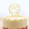 Best Mum Ever Cake Topper Happy Birthday Mom Cake Toppers Mother's Day Gift Cake Topper for Mother's Day Mom's Birthday Party Suppliers Mirrored Gold Acrylic view 1