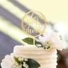 Best Mum Ever Cake Topper Happy Birthday Mom Cake Toppers Mother's Day Gift Cake Topper for Mother's Day Mom's Birthday Party Suppliers Mirrored Gold Acrylic view 3