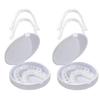 XZLZMD Silica Dentures Top Bottom Dental Prostheses Lnstant repair of Cracked or Missing Dental Prosthesis Cosmetic Natural Color Lnstant Veneers,2 pair view 1