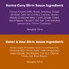 Bay's Kitchen Asian Bestselling Cooking Sauce Bundle (6 jars) including Sweet & Sour Sauce, Korma and Tikka Masala, Katsu, Teriyaki and Thai Red Curry, Gluten-Free, Dairy-Free and Low Fodmap view 2
