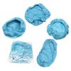 4PCS Protective Full Dental Chair Cover/Advanced Milk Silk + TPU + Composite Film Waterproof Material Blue view 1
