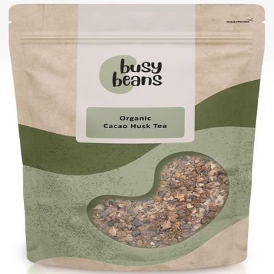 Organic Cacao Husk Tea - Certified Organic - by Busy Beans Organic (250g)