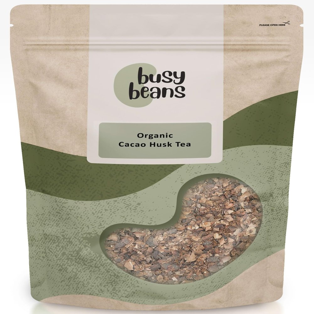 Organic Cacao Husk Tea - Certified Organic - by Busy Beans Organic (250g)