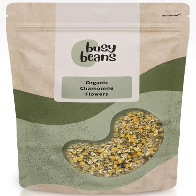 Organic Chamomile Flowers - Certified Organic - by Busy Beans Organic (250g)