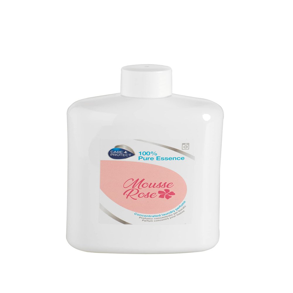 CARE + PROTECT Mousse Rose Laundry Perfume In-Wash Scent Booster, Long Lasting Active Formula, 400ml for up to 80 washes