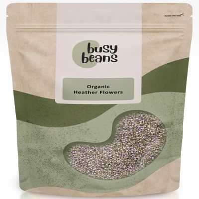 Organic Heather Flowers - Certified Organic - by Busy Beans Organic (500g)