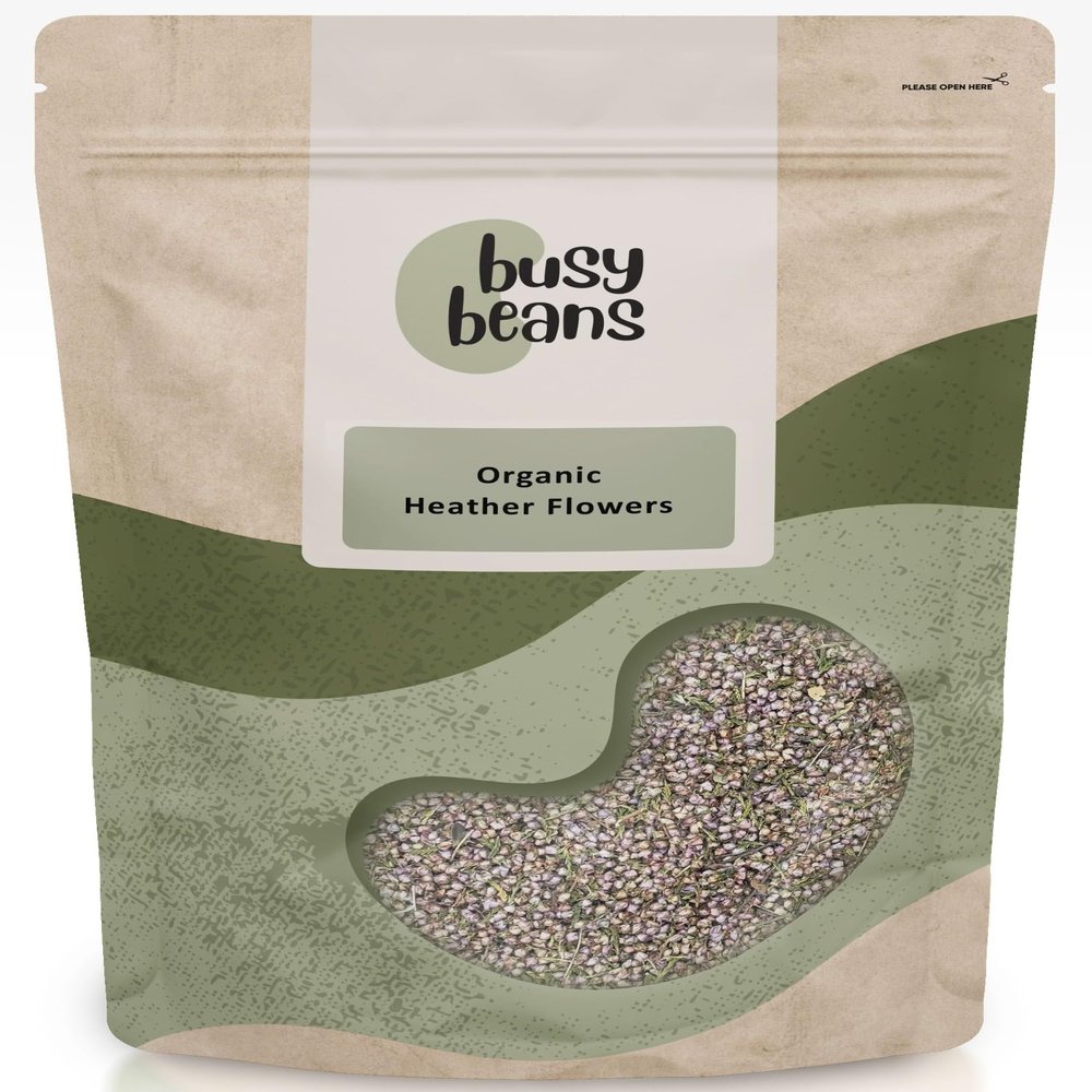 Organic Heather Flowers - Certified Organic - by Busy Beans Organic (500g)