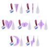 Sharplace 7Pcs Bikini Privates Shaving Stencil for Pubic Hair Women view 1