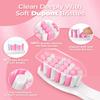 Electric Toothbrush for Adult, Sonic Toothbrushes with 8 Brush Heads 40000 VPM 5 Modes, Sonic Toothbrushes Fast Rechargeable 4 Hours Last 30 Days (P1, Blompink) view 2