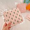 2 Pack Sanitary Napkin Towels Storage Bag Portable Pantyliners Bag with Zipper Makeup Bag with Zipper for Women Girls Ladies view 3