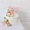 Rsstarxi 1 Pack Happy 40th Birthday Cake Topper Rose Gold Glitter Number 40 Forty Years Old Birthday Cake Pick Decoration For 40th Birthday Celebrating Anniversary Party Supplies. view 4