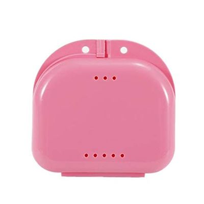 1pc Fake Teeth Orthodontic Case Retainer Mouth Guard Portable Denture Storage Box Oral Hygiene Supplies Organizer-United States,02