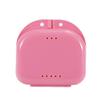 1pc Fake Teeth Orthodontic Case Retainer Mouth Guard Portable Denture Storage Box Oral Hygiene Supplies Organizer-United States,02 view 1