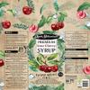 Drink Botanicals Sour Cherry Syrup Puree | Made From Sour Cherries Juice & Pulp| Premium, Natural Fruit Content Puree | Flavoured Syrup for Beverages | 100% Natural | 30 Servings 500ML Glass Bottle view 4