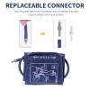 Blood Pressure Cuff, ISFORU 22-52CM Extra Large Cuff for Blood Pressure Monitor, Replacement Cuff for Upper Arm Digital Blood Pressure with 6 Replaceable Connector for Big Arm view 2