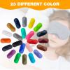 100 Pack Eye Mask Disposable Blindfolds for Games with Nose Pad Soft Eye Cover Party Pack Sleep Eye Masks Eye Shade Mask Women Men Kids (Multi Color) view 4