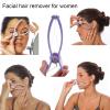 JKSM Facial Hair Remover For Women, Portable Face Hair Removal Device Cotton Threading Epilator, Manual Hair Removal Device for Face, Upper Lip, Arms, Legs, Back view 3